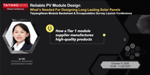 正泰新能源出席 Taiyang News 线上可靠性研讨会